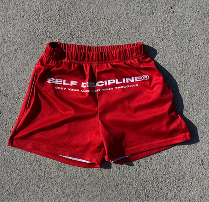 Red SD Short Shorts